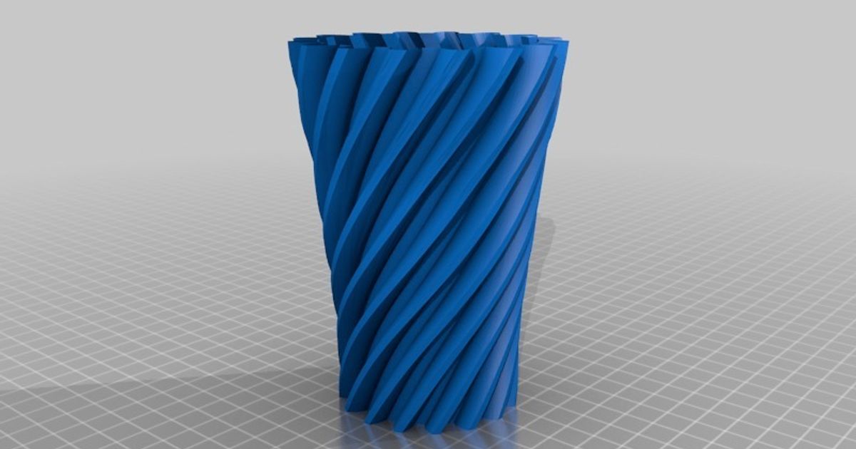 gear vase sonderbuilds download free stl model printablescom 3d models household office 3D print model - Mito3D