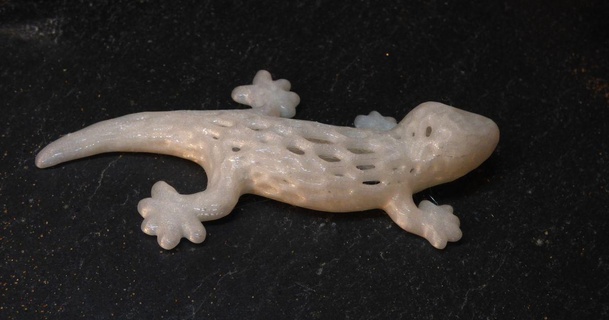 voronoi style gecko download free stl model printablescom 3d models art & design sculptures 3d print model - Mito3D