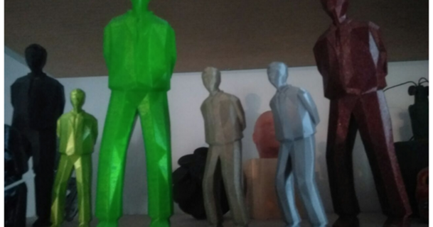 umarell marco download free stl model printablescom 3d models art & design sculptures man 3d print model - Mito3D