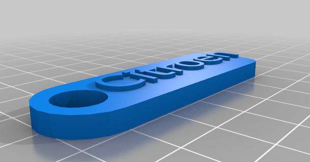 keychain citroen zapikero download free stl model printablescom 3d models hobby & makers ideas llavero 3d print model - Mito3D