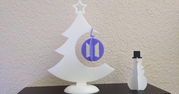 Natale pallina albero bontà Scarica gratuito stl modello printablescom 3d Modelli stagione disegni inverno anni decorazioni natalizie 3d print model - Mito3D