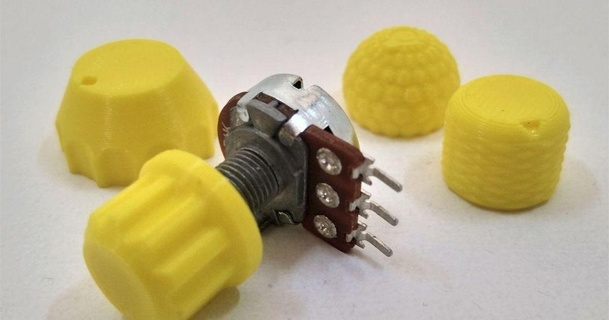 potentiometer knobs idee 3d alex torres download free stl model printablescom models hobby & makers electronics cr10 creality diy electric electronic 3d print model - Mito3D