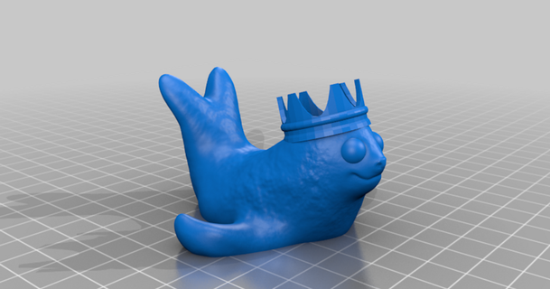 sally seal queen adamtkwallace download free stl model printablescom 3d models world & scans animals cute 3d print model - Mito3D