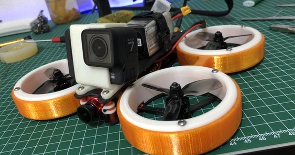 Pathinder imprimeur Télécharger libre stl modèle imprimablescom 3d modèles loisir fabricants rc robotique cinématique drone vol fpv Go Pro 3d print model - Mito3D