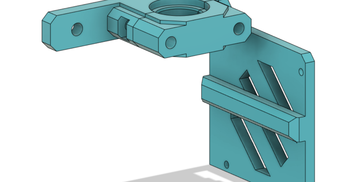 ender 6 v6 mount hun download free stl model printablescom 3d models printers - upgrades 3D print model - Mito3D