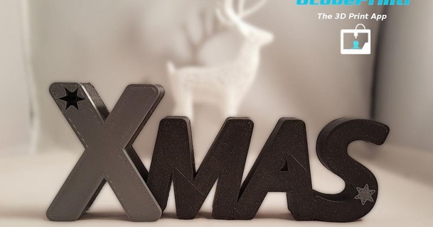 merry xmas gcodeprintr download free stl model printablescom 3d models seasonal designs winter & christmas year's xmasdecorations 3d print model - Mito3D