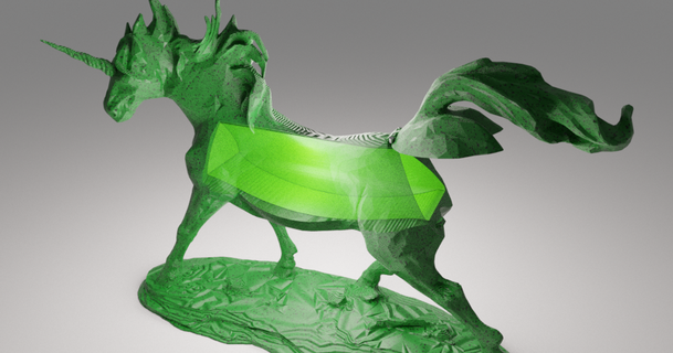 unicornio secreto reserva montículo descargar gratis stl modelo imprimiblescom 3d modelos Arte diseño esculturas cumpleaños regalo caballo 3d print model - Mito3D