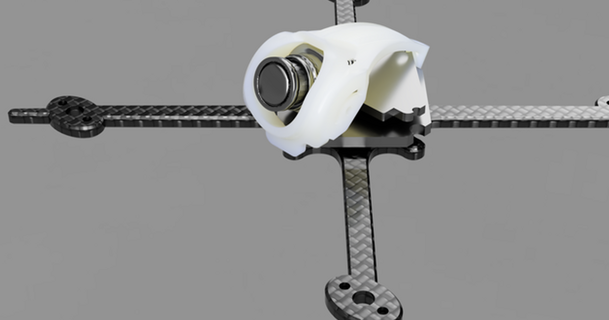 dent bébé fpvcycle auvents imprimeur Télécharger libre stl modèle imprimablescom 3d modèles loisir fabricants rc robotique canopée drone fpv quad 3d print model - Mito3D