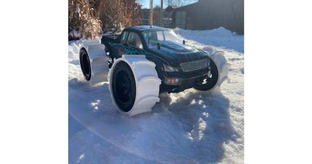 rc coche vehiculo 1 10 snow hielo llantas daño 04 descargar gratis stl modelo imprimiblescom 3d modelos pasatiempo hacedores robótica 3d print model - Mito3D