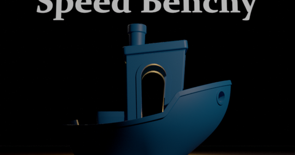 speedbenchy - 3d printer speed benchmark felix download free stl model printablescom models printers test 3dbenchy speedboat speedboatrace 3d print model - Mito3D