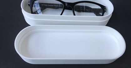 anpassbar Brille Fall Mantel gerundet Box Deckel Dave Bürgschaft Haus download frei stl Modell Printablescom 3d Modelle Hobby Macher Veranstalter angepasst Aufbewahrungskiste 3d print model - Mito3D
