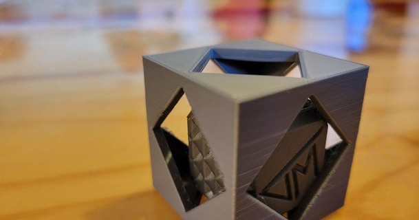 piégé fabricant cube réextrusion Télécharger libre stl modèle imprimablescom 3d modèles jouets Jeux nuancier impossible boîte détenu makercoin 3d print model - Mito3D