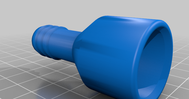 05 inch pvc pipe 16mm drip hose adapter bmacnicol download free stl model printablescom 3d models household outdoor & garden 3d print model - Mito3D