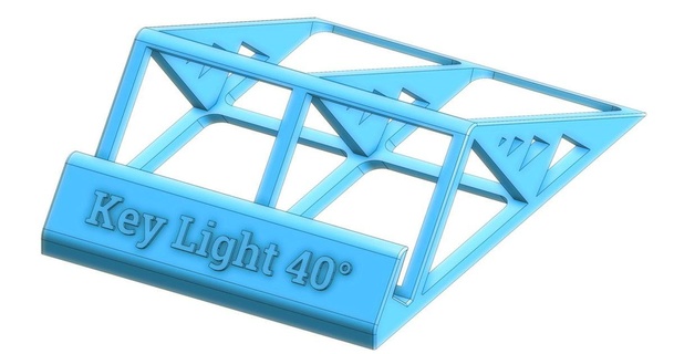 elgato key light 40 degree stand przemo-c download free stl model printablescom 3d models gadgets photo & video 3d print model - Mito3D