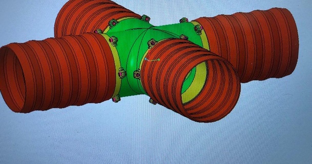 abluft x verbinder mk1 scorch1262 descargar gratis stl modelo imprimiblescom 3d modelos pasatiempo hacedores ideas abluftsystem10cm 3d print model - Mito3D