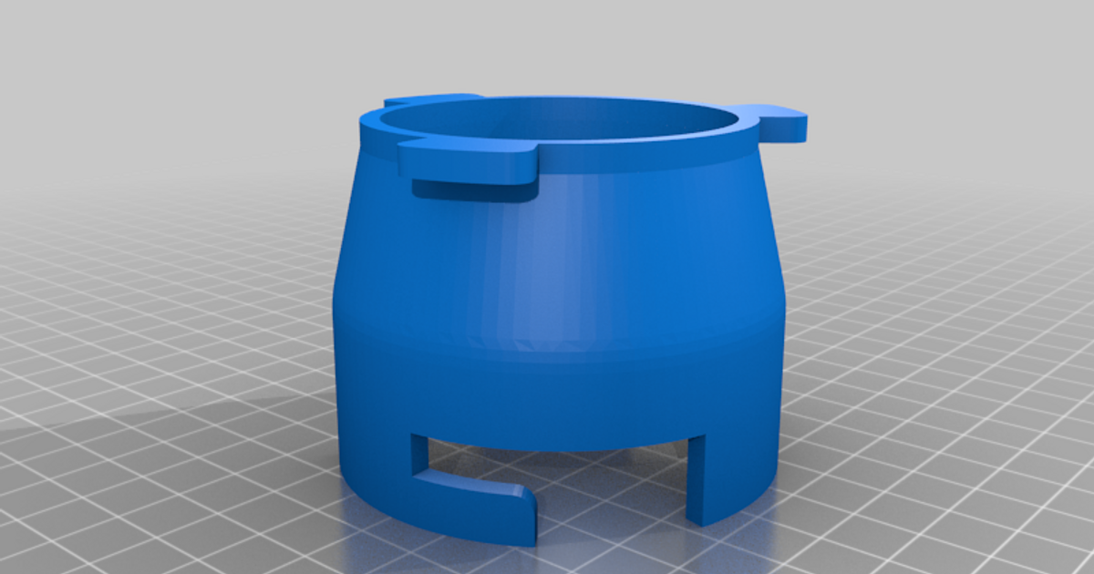 Kaffee Dosierung Trichter 54 mm Breville Siebträger Branding dowhilegeek download frei stl Modell Printablescom 3d Modelle Haushalt Küche 3D print model - Mito3D