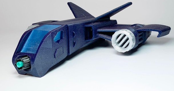 pantera caza estelar blinx descargar gratis stl modelo imprimiblescom 3d modelos juguetes juegos avion combate cohete espacial astronave nave 3d print model - Mito3D