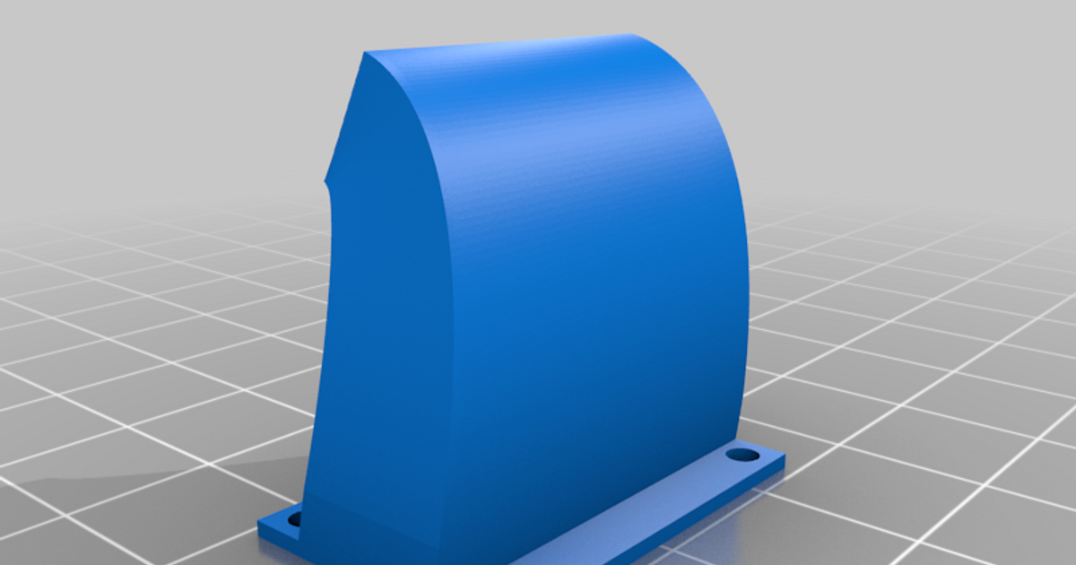 anycubic kossel e3d v6 volcano fan duct stock effector geekmystique download free stl model printablescom 3d models printers - upgrades 3D print model - Mito3D