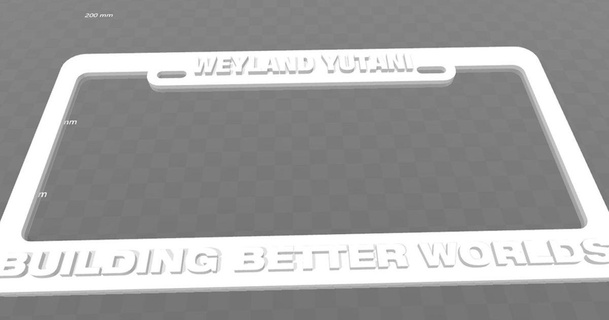 weyland-yutani building worlds aliens becker thorne download free stl model printablescom 3d models art & design 2d plates logos alien weylandyutani 3d print model - Mito3D