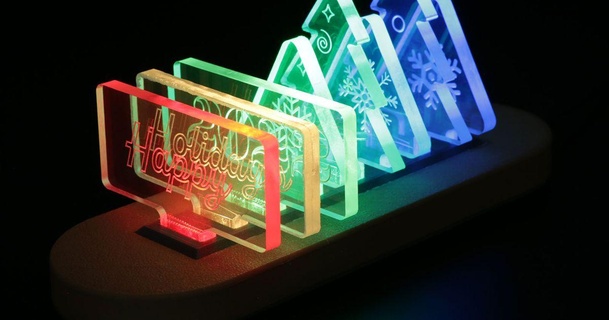 görsel Sanat Görüntüle akrilik neopiksel Adafruit indir Bedava stl model printablescom 3d modeller tasarım tasarımlar arduino Circuitpython Lamba 3d print model - Mito3D