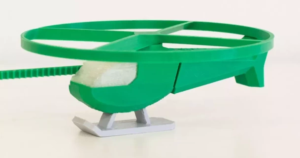 helicóptero juguete Luis descargar gratis stl modelo imprimiblescom 3d modelos juguetes juegos vehiculos fácil volador divertido 3d print model - Mito3D