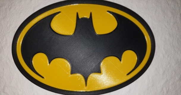 Batman 89 Seno piatto simbolo tritare Scarica gratuito stl modello printablescom 3d Modelli arte design 2d piatti loghi Batmanlogo batman 3d print model - Mito3D