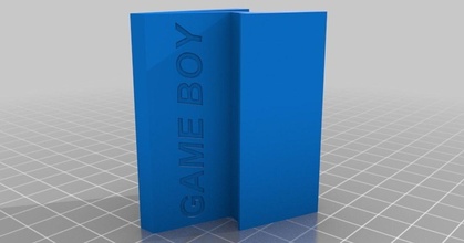 game boy cartridge display stand smartroad download free stl model printablescom 3d models gadgets portable devices console gameboy holder 3d print model - Mito3D