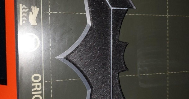 batman batarang justiça liga filme cortar baixar livre stl modelo printablescom 3d modelos fantasias acessórios adereços Liga Justiça 3d print model - Mito3D