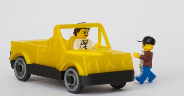 off road Fahrzeug Wagen modular Backstein kompatibel eye download frei stl Modell Printablescom 3d Modelle Spielzeuge Spiele draussen Lego legokompatibel Minifiguren 3d print model - Mito3D