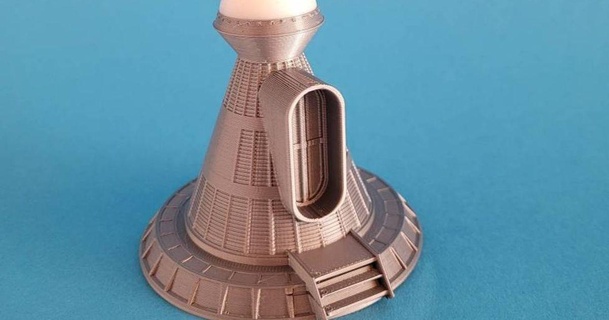 lost space ap tucker spaceship retrogram download free stl model printablescom 3d models toys & games vehicles 3d print model - Mito3D