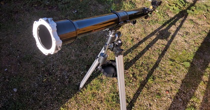 telescopio solar filtrar caso funda Greg fabricante descargar gratis stl modelo imprimiblescom 3d modelos pasatiempo hacedores ideas 100mm 3d print model - Mito3D