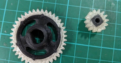 openrc f1 dual material spur & pinion gears greg maker download free stl model printablescom 3d models hobby makers rc robotics dualextrusion openrcf1 3d print model - Mito3D