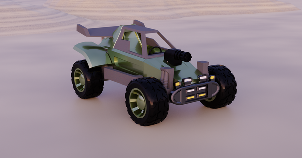 swift dune buggy 1 18 scale vehicle tanner3d download free stl model printablescom 3d models toys & games vehicles actionfigure playset rollingwheels openingcanopy 3d print model - Mito3D