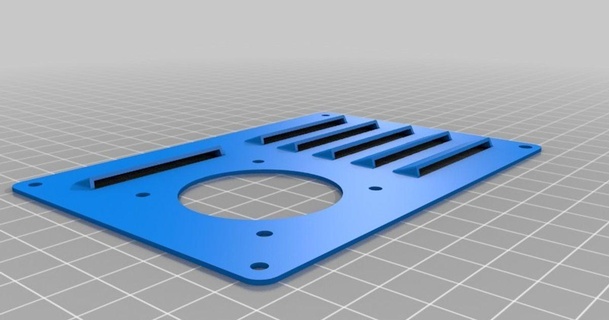 anycubic Photon Backplate Ventilator Leitung Bypass paul3d download frei stl Modell Printablescom 3d Modelle Drucker Upgrades anycubicphoton 3d print model - Mito3D