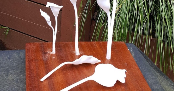 calla fiori vachil Scarica gratuito stl modello printablescom 3d Modelli arte design sculture 3d print model - Mito3D