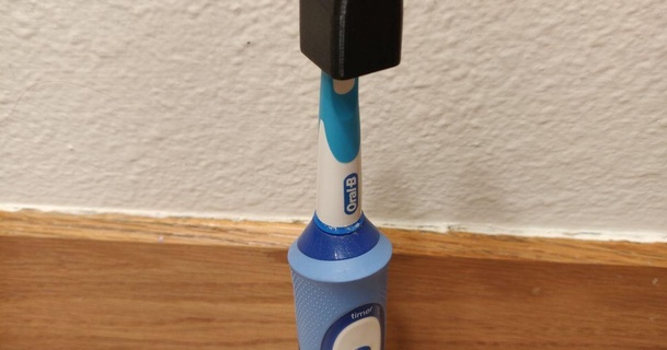 Deckel oral Zahnbürste ben download frei stl Modell Printablescom 3d Modelle Haushalt Badezimmer Braun elektrische oralb 3d print model - Mito3D