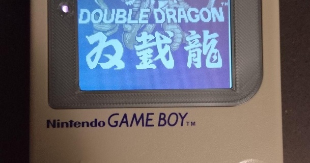 Game Boy dmg Bildschirm Rahmen 3 lcd Liartes download frei stl Modell Printablescom 3d Modelle Gadgets 3d print model - Mito3D