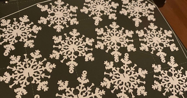 christmas snowflake daniel ho ek download free stl model printablescom 3d models seasonal designs winter & year's 3d print model - Mito3D