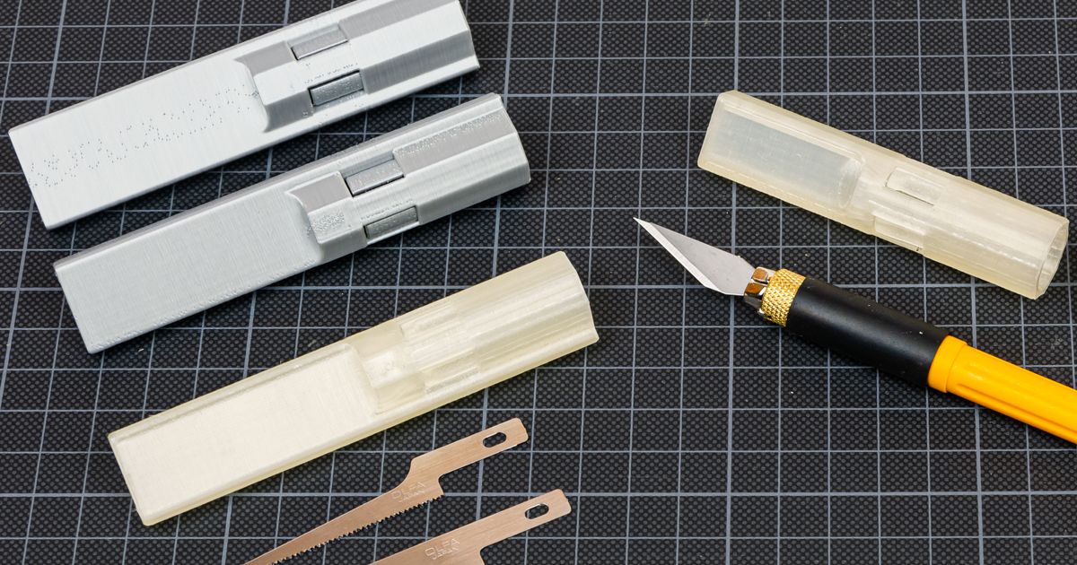 olfa ak-4 art knife protective cap cabbitcastle download free stl model printablescom 3d models hobby & makers tools blade cover 3D print model - Mito3D