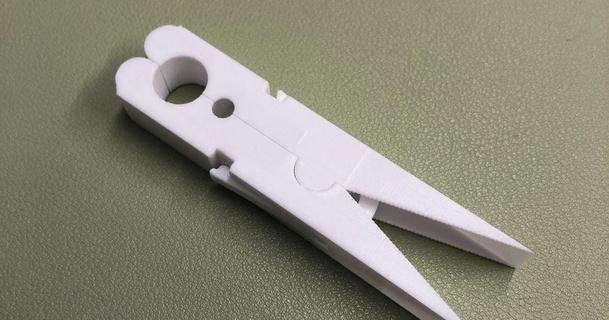 3 pieces clothespin loundry pin - clothes peg lorenzo fassina download free stl model printablescom 3d models household bathroom spring 3d print model - Mito3D