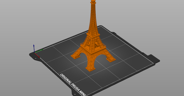 eiffel Torre johny Giusto Scarica gratuito stl modello printablescom 3d Modelli arte design sculture Eiffel 3d print model - Mito3D
