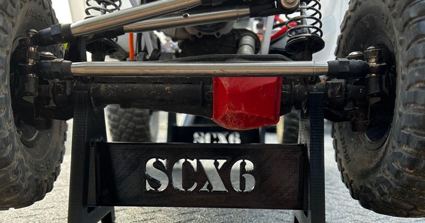 scx6 axle stand frogmats download free stl model printablescom 3d models hobby & makers rc robotics car 3d print model - Mito3D