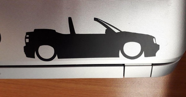 vw golf mk3 çevrilebilir yan görünüm Arie kanarya indir Bedava stl model printablescom 3d modeller oyuncaklar oyunlar Araçlar Cabrio Volkswagen 3d print model - Mito3D