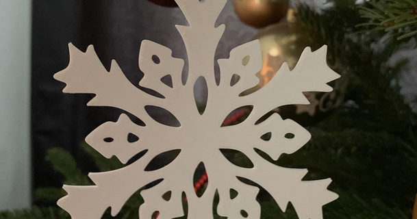 snowflake ornament restoredoctor download free stl model printablescom 3d models household decor christbaumschmuck christmas christmasdecoration christmasornament christmastree 3d print model - Mito3D