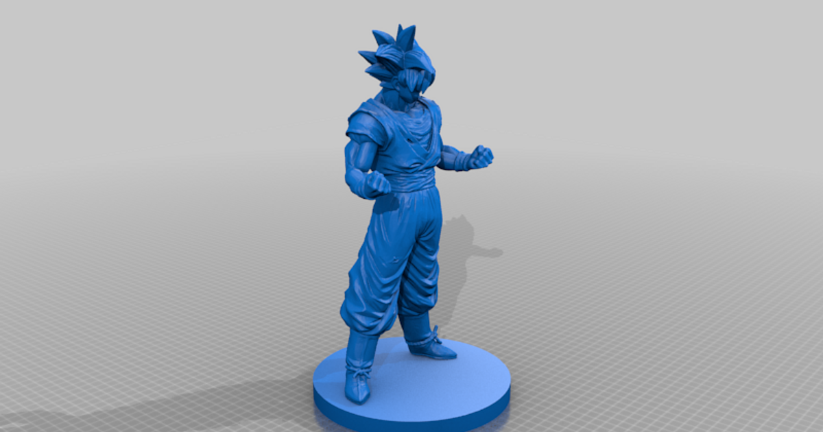 Goku Peter addio Scarica gratuito stl modello printablescom 3d Modelli arte design sculture 3D print model - Mito3D