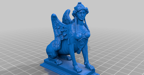 sphinx belvedere palace vienna christian download free stl model printablescom 3d models world & scans architecture urbanism 3d print model - Mito3D
