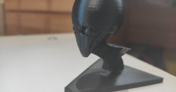 estrangeiro cabeça inspirado xcom Michael baixar livre stl modelo printablescom 3d modelos arte Projeto esculturas 3dsculpture troféu 3d print model - Mito3D