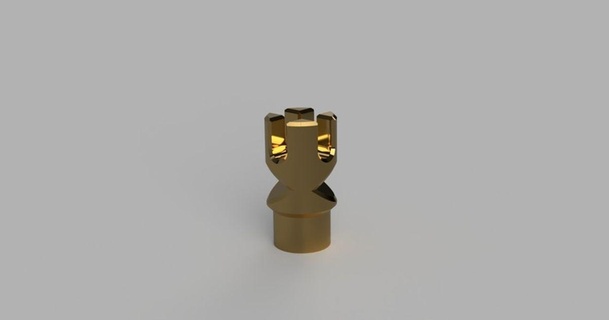 threaded airsoft muzzle brake flash hider planetler download free stl model printablescom 3d models sports & outdoor 6mmairsoft airsoftaccesories airsoftaccessories airsoftparts 3d print model - Mito3D