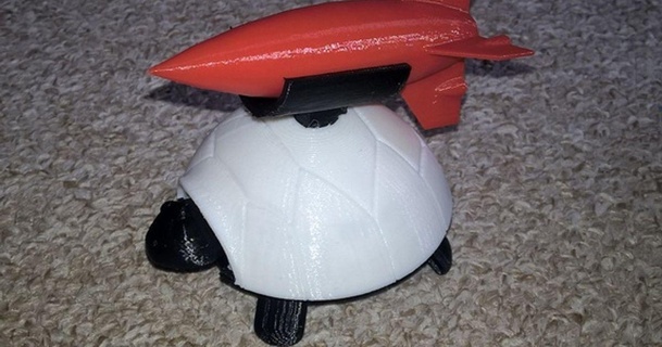 fusée lanceur tortue planètes Télécharger libre stl modèle imprimablescom 3d modèles jouets Jeux Extérieur créature mécanique jouet modeler remix 3d print model - Mito3D
