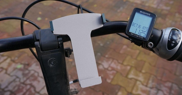 Telefono titolare supporto bicicletta parametrico freecad Mario Scarica gratuito stl modello printablescom 3d Modelli stampanti Accessori phonestand per smartphone 3d print model - Mito3D
